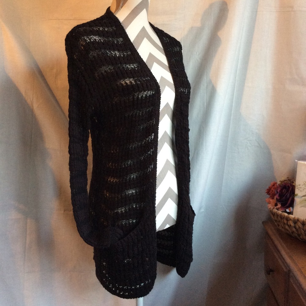 Essentials By Full Tilt Open Front Cadigan - image 3